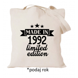 Made in (rok) limited edition