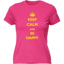 Keep calm and be happy