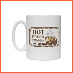Hot fresh coffee
