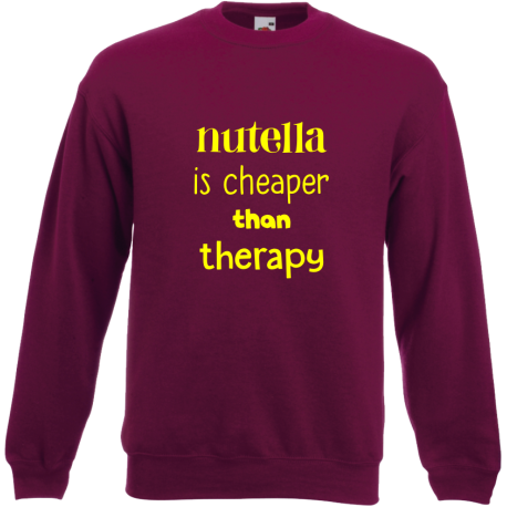 Nutella is cheaper than therapy